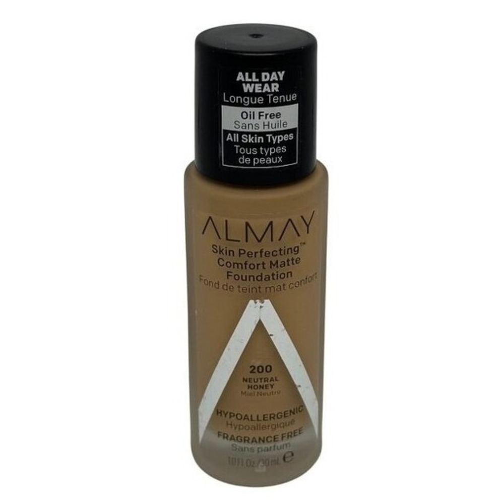 NEW ALMAY Skin Perfecting Comfort Matte Foundation 200‎ Neutral Hypoallergenic